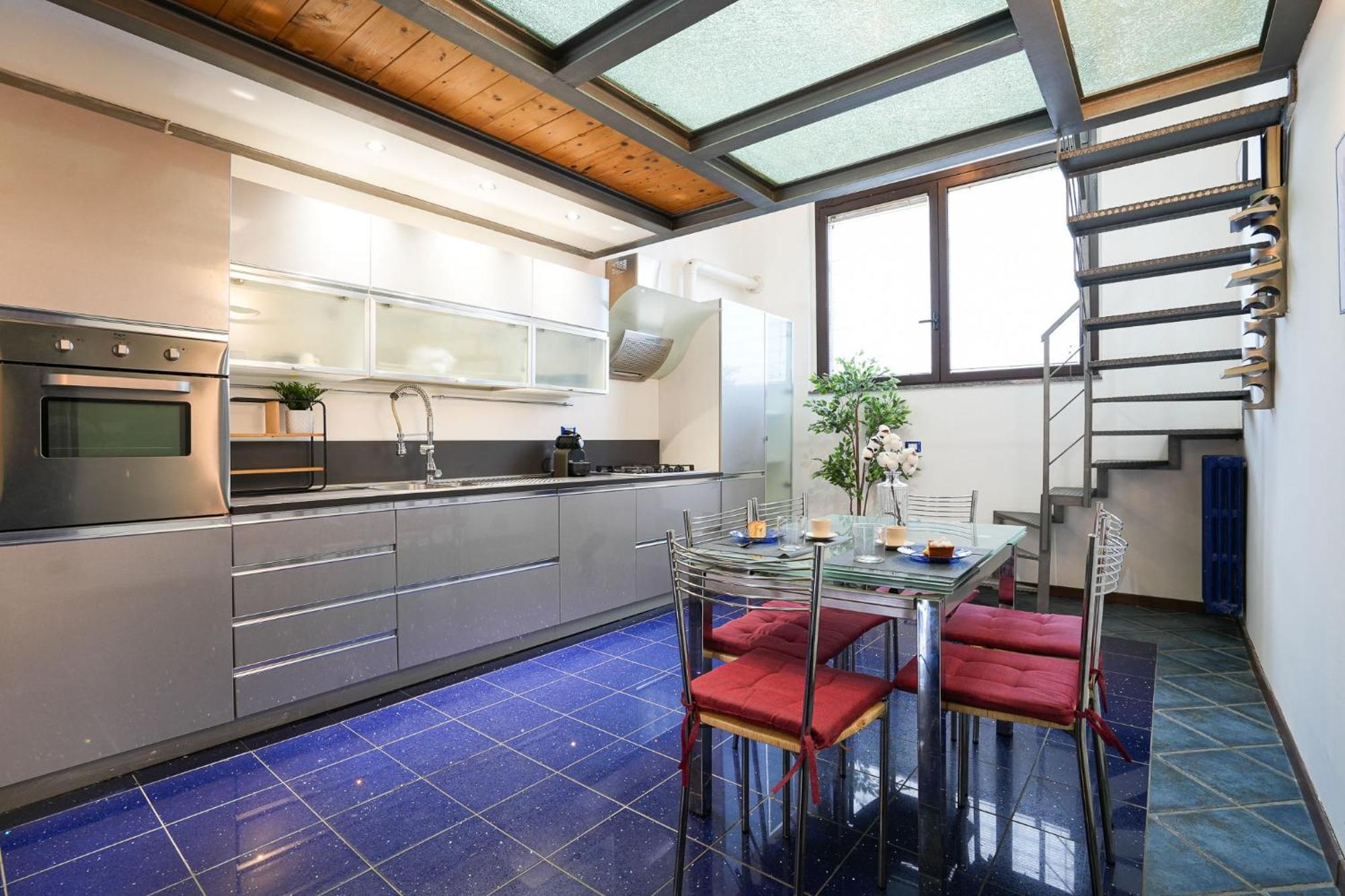 Industrial Loft Apartment Milan Bagian luar foto