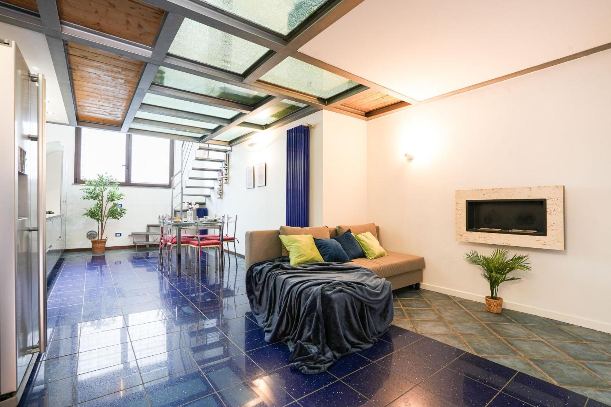 Industrial Loft Apartment Milan Bagian luar foto