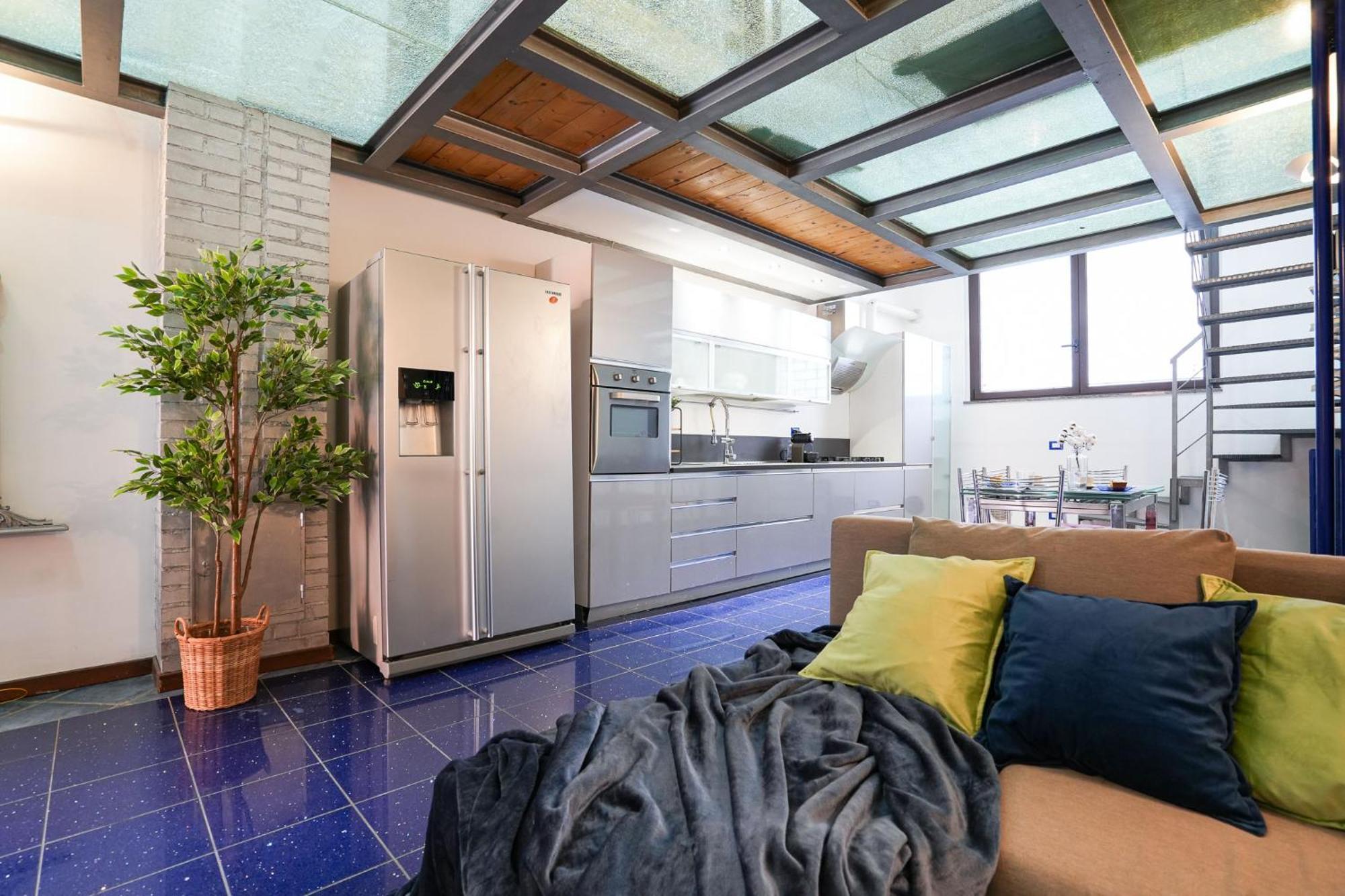 Industrial Loft Apartment Milan Bagian luar foto